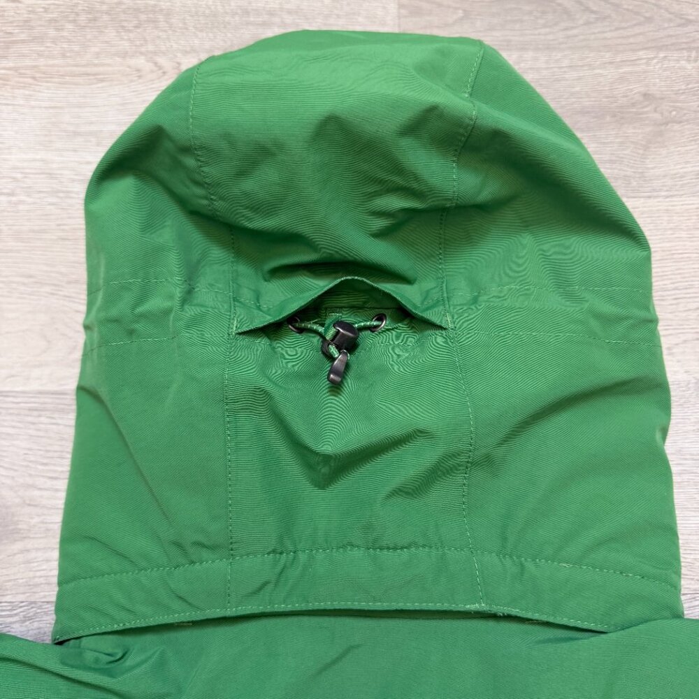 Lands' End Squall Waterproof Fleece Lined Hooded Parka Coat Green Womens L 14-16 - Picture 12 of 16